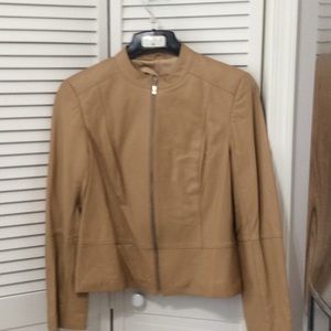 Mid waist Leather jacket